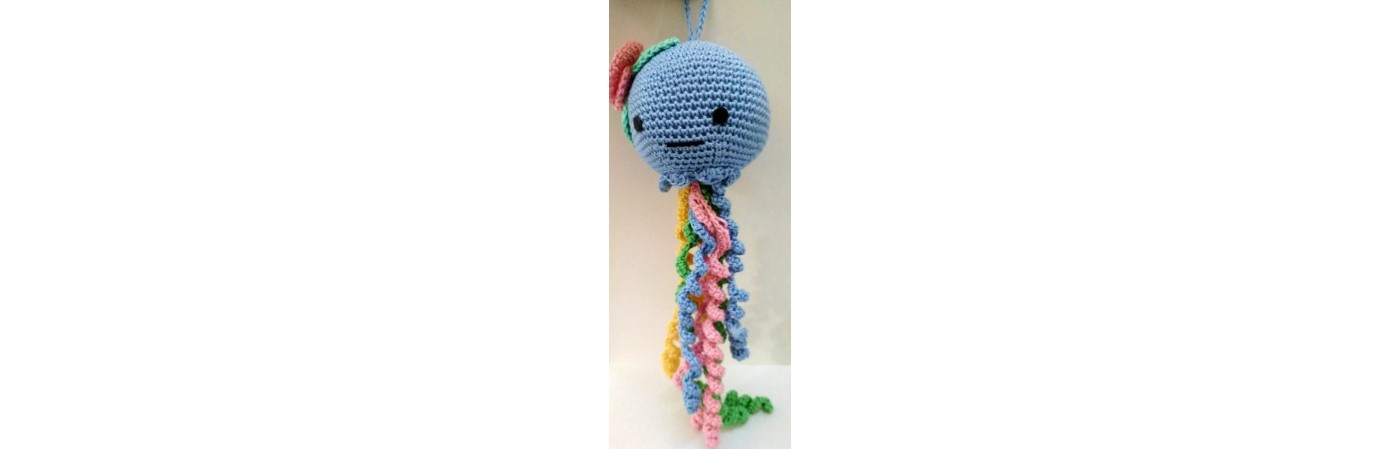  Amigurumi Soft Toy- Handmade Crochet- Octopus (Blue)